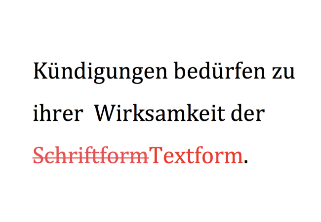 Haben Sie Ihre AGB geprüft? Ab 01. Oktober gilt: Textform statt Schriftform